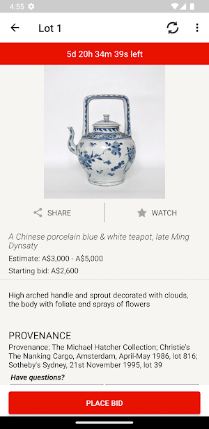 Scieppan Auctions and Gallery Screenshot 3