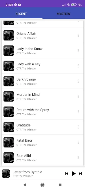 Mystery Old Time Radio - The Whistler Screenshot 3