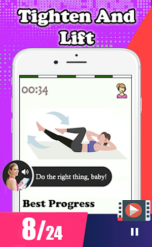 Lose belly fat at Home 30 days Screenshot 2