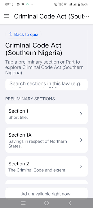 Nigerian Constitution & Laws. Screenshot 1