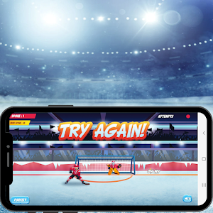 Ice Hockey Shootout Game Screenshot 3
