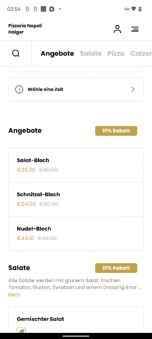 Pizzeria Napoli Haiger Screenshot 2