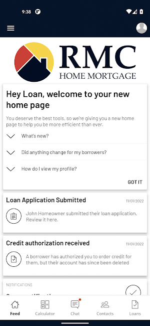 RMC Home Mortgage Screenshot 0