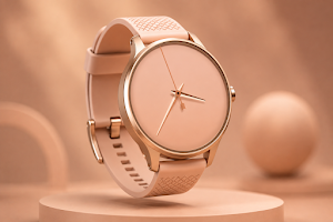 Minimal Rose Analog Watch Face Screenshot 1