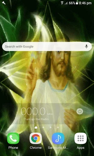 Jesus Flower Live Wallpaper Screenshot 2