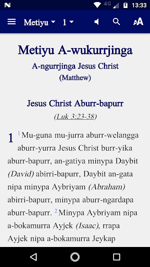 Burarra Bible Screenshot 0