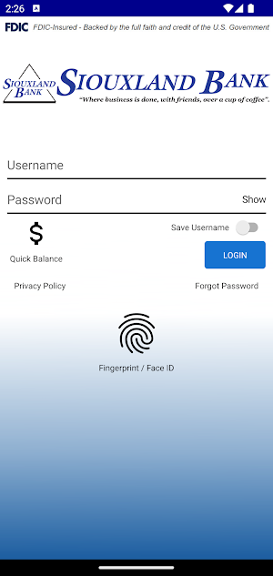 Siouxland Bank Mobile Screenshot 0