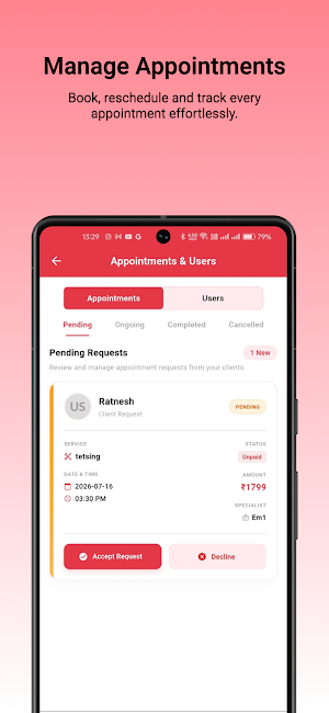 Hisgro Salon Screenshot 2
