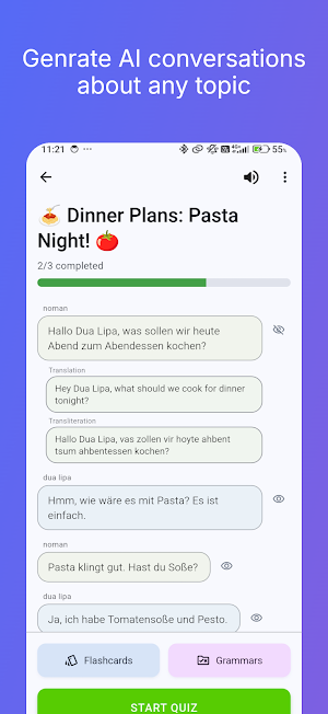 Conversery AI: Learn languages Screenshot 2