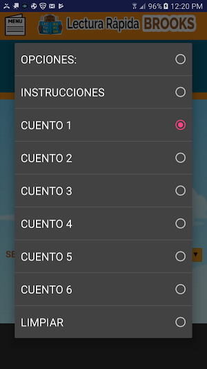 Lectura Rápida Brooks Screenshot 2