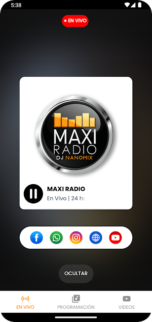 Maxi Radio Screenshot 2