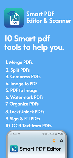 Smart PDF Editor & Scanner Screenshot 0