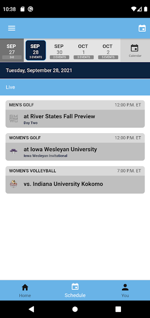 SMWC Athletics Screenshot 1