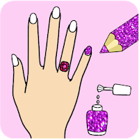 Fashion Nail Coloring Pages For Girls