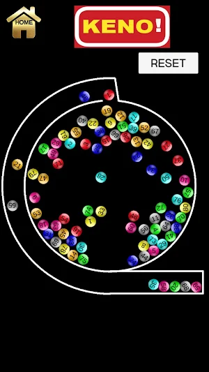 Georgia Lotto Number Generator(Physics Engine) Screenshot 2