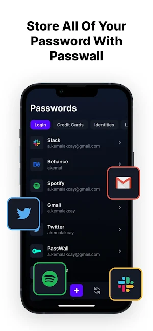 Password Manager : Passwall Screenshot 1