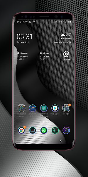 Silver Wallpaper Screenshot 2
