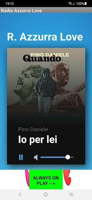 Radio Azzurra Love Screenshot 1