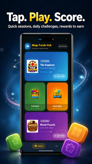 Mega Puzzle Hub Screenshot 1