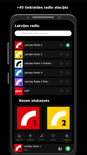 Latvijas radio Screenshot 0