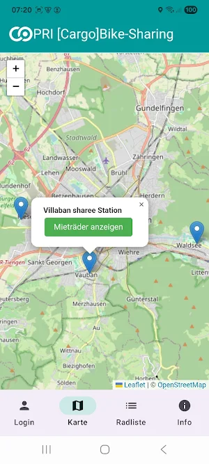 COPRI.bike [Cargo]Bike-Sharing Screenshot 0