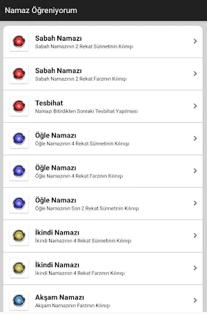 Namaz Öğreniyorum Screenshot 2