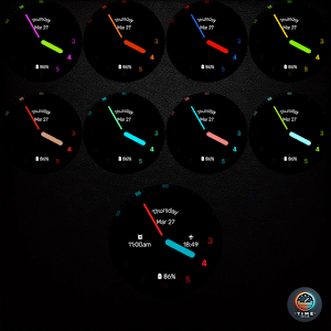 Hidden Time - watch face Screenshot 2