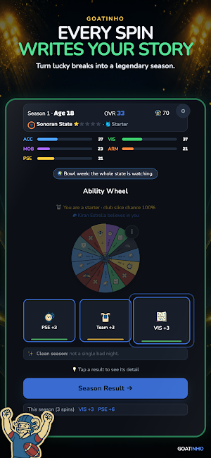 GOATINHO Gridiron Screenshot 1