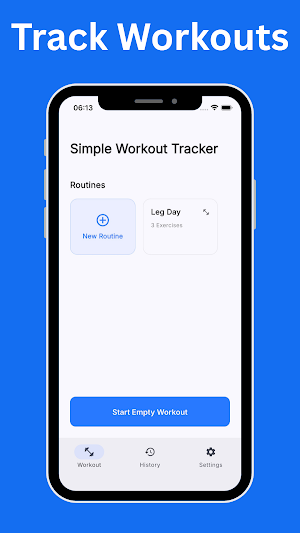 Workout Tracker & Gym Log Screenshot 1