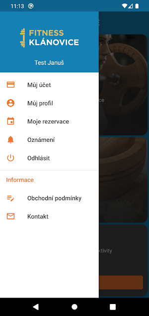 FITNESS KLÁNOVICE Screenshot 2