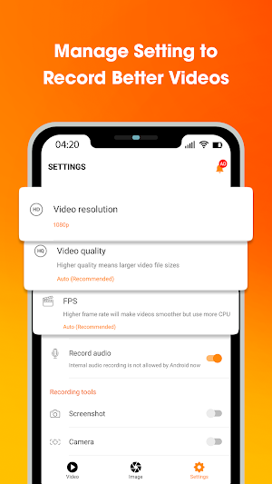 SUPER Recorder - Screen Recorder, Capture, Editor Screenshot 3