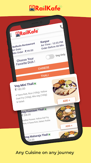 RailKafe - Order Food on Train Screenshot 2