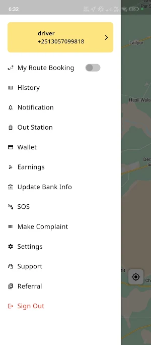 Nisir Driver Screenshot 2