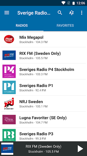 Sverige Radio FM (Sweden) Screenshot 0