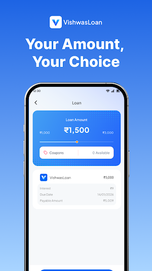VishwasLoan - Credit Line App Screenshot 1