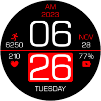Key108 Digital Watch Face