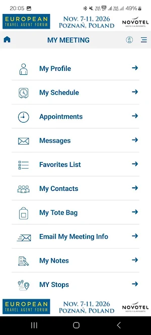 European Travel Agent Forum 26 Screenshot 2