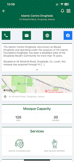 Islamic Centre Drogheda Screenshot 2