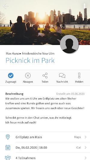 Friedenskirche Neu-Ulm Screenshot 2