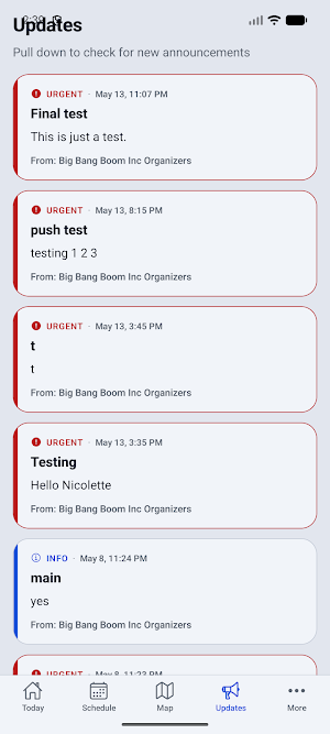 FestivalOS Events Screenshot 3