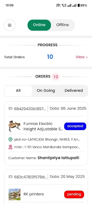 Rntout Partner Screenshot 1