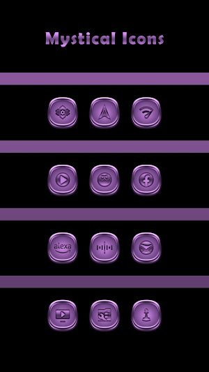 Mystical Purple Icons Screenshot 3