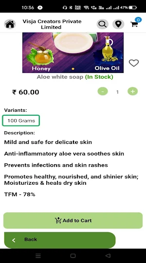 Visja Store Screenshot 2