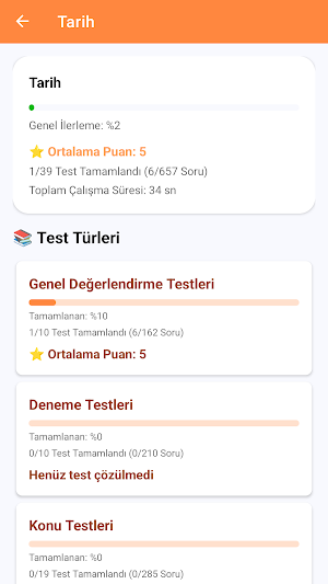 YKS AYT Sözel Testleri Screenshot 1