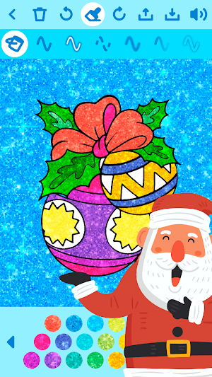 Christmas Color Game offline Screenshot 2