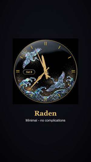 Raden Japanese Watch Face Screenshot 3