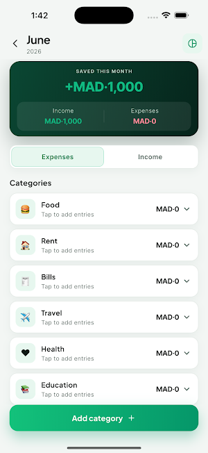 Finvi:Budget&Financial Planner Screenshot 1