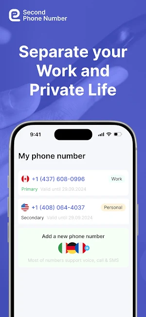 Ringo: Second Phone 2nd Number Screenshot 0