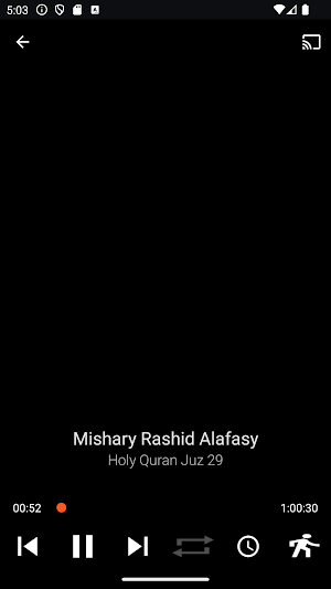 Holy Quran Juz 29 MP3 Screenshot 1