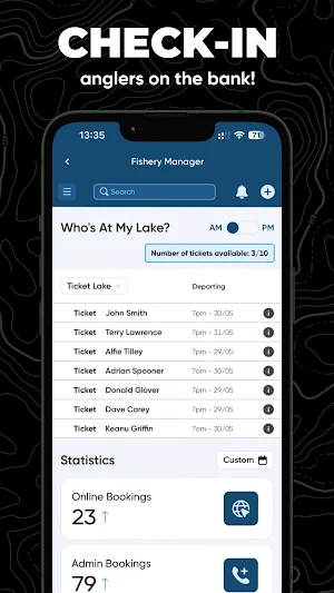 swimbooker Fishery Manager Screenshot 1